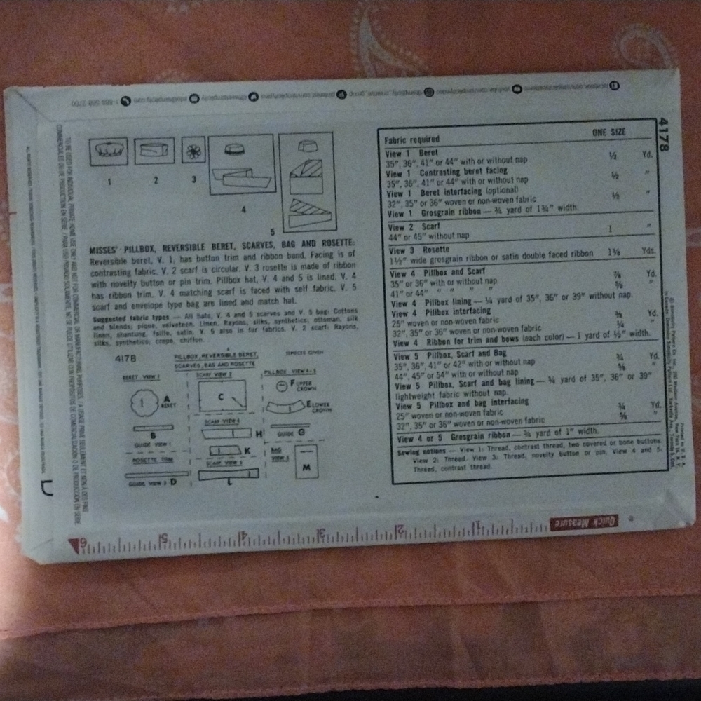 Simplicity Accessories Pattern - Picture 2 of 2